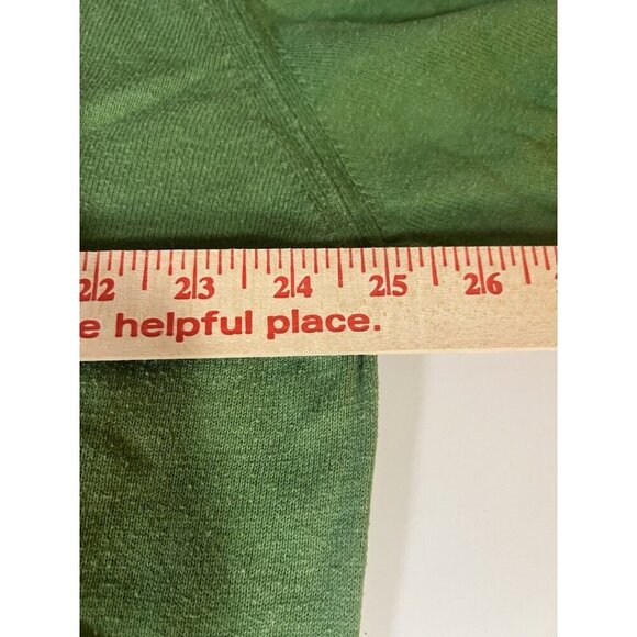 Vintage Barbour lightweight cotton v-neck sweater green sz XXL designer classic - Picture 9 of 9